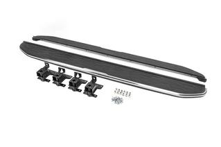 Бокові пороги OEM V1 (2 шт, алюм.) для Land Rover Discovery Sport