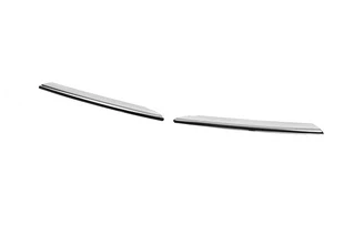 Накладки на противотуманки OmsaLine (2 шт., нерж) для Honda Civic Sedan X 2016-2021 рр