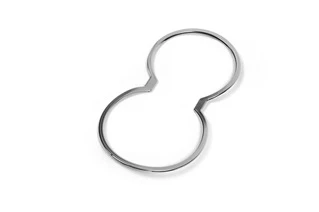 Кільця на підсклянник (нерж.) для Hyundai IX-35 2010-2015 рр