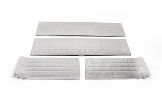 Накладки на внутрішні пороги OmsaLine (нерж.) 4 штуки для Peugeot Expert 2017- рр