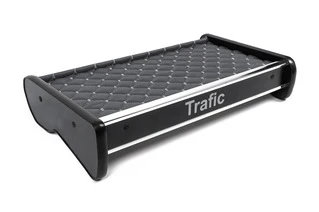 Полиця на панель (2001-2010, Сіра з сірою ниткою) для Renault Trafic рр