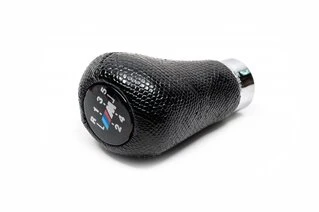 Ручка КПП ОЕМ (кожзам, чорний крокодил) для BMW 3 серія E-30 1982-1994 рр