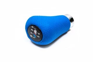 Ручка КПП ОЕМ (кожзам, Світлосиній перфорація) для BMW 3 серія E-36 1990-2000 рр