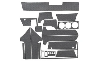 Накладки на панель Темне дерево для BMW 5 серія E-34 1988-1995 рр