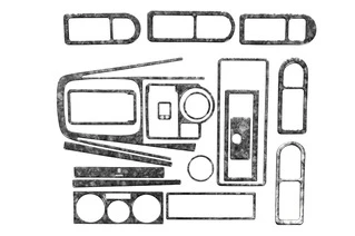 Тюнінг салону автомобіля Карбон для Volkswagen Bora 1998-2004 рр