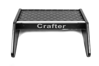 Полиця на панель (Сіра з сірою ниткою) для Volkswagen Crafter 2006-2016 рр