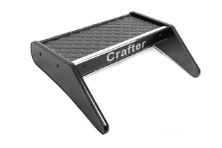 Полиця на панель (Сіра з сірою ниткою) для Volkswagen Crafter 2006-2016 рр