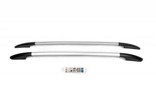 Рейлінги OmsaLine Solid (2 шт, сірі) для Ford Focus IV 2018- рр