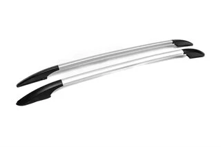 Рейлінги OmsaLine Solid (2 шт, сірі) для Fiat 500/500L