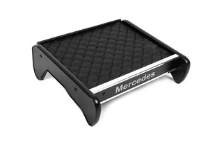 Полиця на панель (Чорна з чорною ниткою) для Mercedes T1 (207-410)