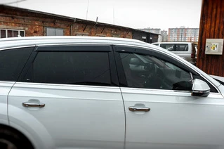 Вітровики з хром молдингом (4 шт, HIC) для Ауди Q7 2015- рр