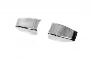 Кришки на петлі задніх дверей (2 шт, нерж) для Citroen Berlingo/Multispace 2019- рр