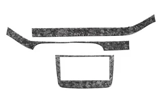 Накладки на панель (Meric, смужки) Титан для Mercedes Vito W639 2004-2014 рр