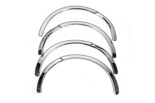 Накладки на арки (4 шт, нерж) для Toyota Yaris 2006-2011 рр