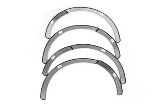 Накладки на арки (4 шт, нерж) для Toyota Yaris 2006-2011 рр