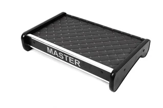 Полиця на панель (Сіра з сірою ниткою) для Renault Master 1998-2010 рр