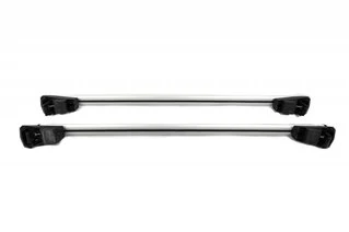 Перемички на інтегровані рейлінги під ключ Bold Bar V2 (2 шт) Чорні для Mercedes GLA X156 2014-2019 рр