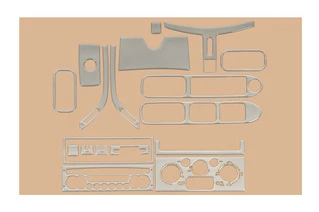 Накладки на панель (Meric) Алюміній для Peugeot 207