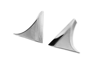 Накладки під спойлер Libao (2 шт, пласт) для Nissan Qashqai 2014-2021 рр