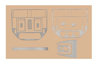Накладки на панель Алюміній для Ford C-Max 2004-2010 рр
