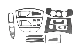 Накладки на панель (великий к-т) Темне дерево для Chery Tiggo 1