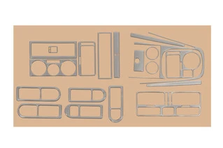 Тюнінг салону автомобіля Карбон для Volkswagen Bora 1998-2004 рр