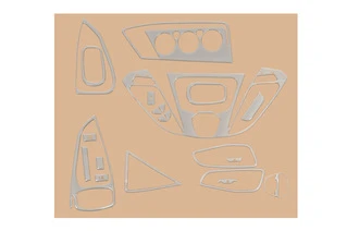 Накладки на панель V2 Алюміній для Ford Transit 2014- рр