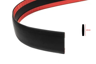 Чорний молдинг на метраж sal125 (1 метр, 49 мм)