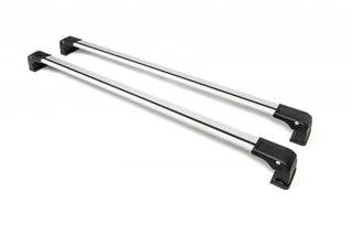 Перемички в штатні місця (2 шт, під ключ) Сірі для Mazda CX-3 2015- рр