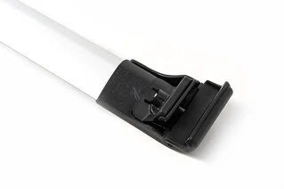 Поперечний багажник на інтегровані рейлінги WingBar V2 (з ключем) Сірі для BMW X6 E-71 2008-2014 рр