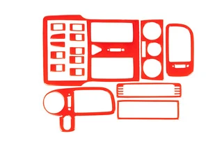 Накладки на панель 1999-2003 (червоний колір) для Volkswagen Polo рр