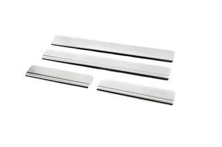 Накладки на пороги OmsaLine (нерж) для Toyota Corolla 2013-2019 рр