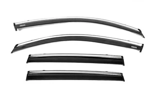 Вітровики з хромом (4 шт, Niken) для Toyota Corolla Cross