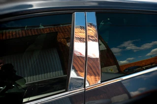 Молдинг дверних стійок (нерж) для Renault Megane IV 2016-2025 рр