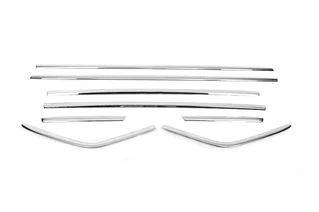 Окантовка скла (8 шт, нерж) для Ford C-Max/Grand C-Max 2010-2019 рр