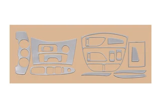 Накладки на панель (великий к-т) Темне дерево для Chery Tiggo 1