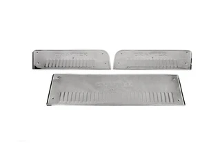 Накладки на внутрішні пороги (Carmos V3) 3 шт, Carmos - Турецька сталь для Volkswagen Crafter 2006-2016 рр