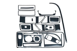 Накладки на панель (2006-2014) Дерево для Peugeot Boxer рр