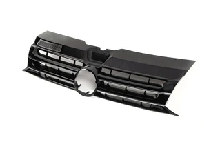 Передня решітка Чорний глянець (під емблему) для Volkswagen T5 2010-2015 рр