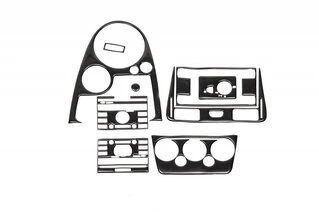 Накладки на панель (2005-2025) чорний рояль для Ford Fusion рр