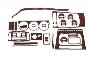 Накладки на панель (великий комплект) Дерево для Ford Connect 2010-2013 рр