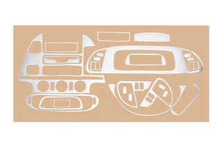 (cdi, 2000-2006) Накладки на панель (Meric) Алюміній для Mercedes Sprinter W901/902/903/904/905 рр