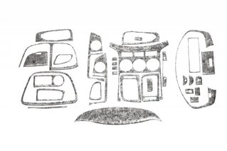 Накладки на панель (big set) Титан для Hyundai H300, H1, Starex 2008-2020 рр