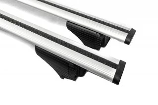 Перемички на вбудовані рейлінги під ключ Wizard V2 (2 шт) 125см, сірі для Mercedes GLA X156 2014-2019 рр