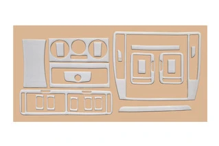 Накладки на панель 2004-2005 Алюміній для Volkswagen Passat B5 рр