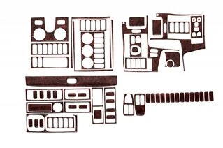 Накладки на панель (під дерево) для Scania R серія 2004-2016 рр
