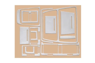 Накладки в салон Алюміній для Skoda Octavia II A5 2006-2010рр