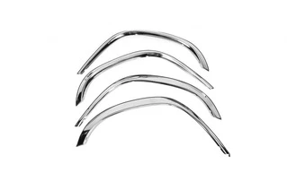 Накладка на передній бампер верхня (ABS, сіра) для Dacia Duster 2018-2024 рр