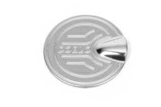 Накладка на лючок бензобака (нерж.) OmsaLine - Італійська нержавейка для Fiat Doblo I 2001-2005 рр