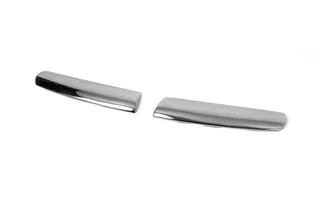 Накладки на решітку радіатора 2004-2008 (2 част., нерж) OmsaLine - Італійська нержавійка для Peugeot Partner рр